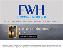 Tablet Screenshot of flammlaw.com